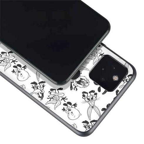 Looney Tunes Big Head Pattern Google Pixel 5a Skin